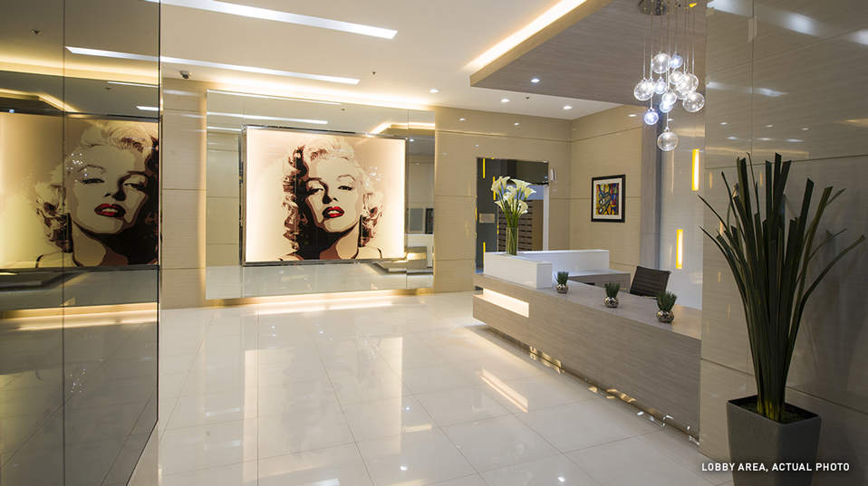 MPlace Lobby with iconic wall accents