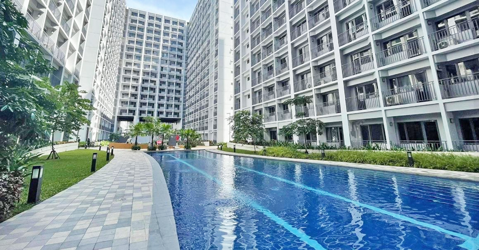 Shore Residences long blue pool